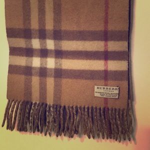 Wool and cashmere Burberry scarf